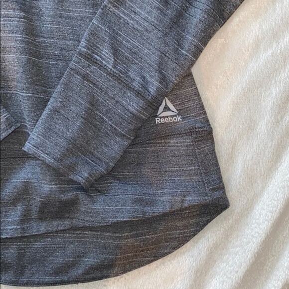 Reebok heathered gray quarter zip | Sz XS - Picture 3 of 7